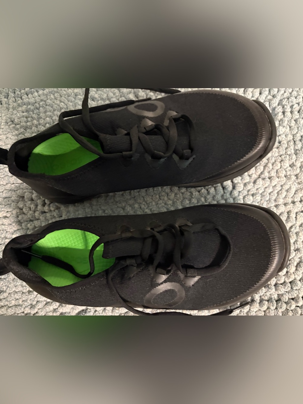 OOFOS BLACK SHOES